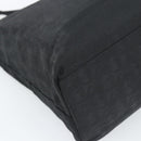 Christian Dior Trotter Canvas Tote Bag Nylon Black Silver Auth mr2779A-16