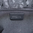 Christian Dior Trotter Canvas Tote Bag Nylon Black Silver Auth mr2779A-17