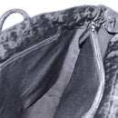 Christian Dior Trotter Canvas Tote Bag Nylon Black Silver Auth mr2779A-18