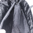 Christian Dior Trotter Canvas Tote Bag Nylon Black Silver Auth mr2779A-19