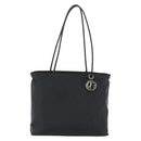 Christian Dior Trotter Canvas Tote Bag Nylon Black Silver Auth mr2779A-13