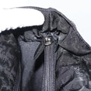 Christian Dior Trotter Canvas Tote Bag Nylon Black Silver Auth mr2779A-22