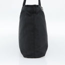 Christian Dior Trotter Canvas Tote Bag Nylon Black Silver Auth mr2779A-3