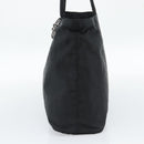 Christian Dior Trotter Canvas Tote Bag Nylon Black Silver Auth mr2779A-4