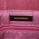 BURBERRY Nova Check Tote Bag Canvas Beige Auth mr278-18