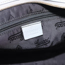 GUCCI GG Canvas Guccissima Shoulder Bag Leather Gray Gold 201446 Auth mr2782A-16