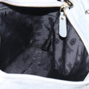 GUCCI GG Canvas Guccissima Shoulder Bag Leather Gray Gold 201446 Auth mr2782A-18