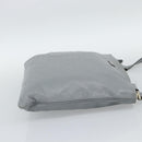 GUCCI GG Canvas Guccissima Shoulder Bag Leather Gray Gold 201446 Auth mr2782A-5