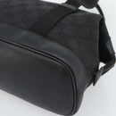 GUCCI GG Canvas Hand Bag Black Gold 92734 Auth mr2785A-9