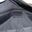 GUCCI GG Canvas Hand Bag Black Gold 92734 Auth mr2785A-17