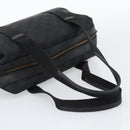 GUCCI GG Canvas Hand Bag Black Gold 92734 Auth mr2785A-7