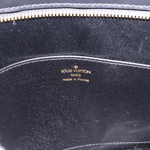 LOUIS VUITTON Epi Pochette Homme Clutch Bag Black M52522 LV Auth mr2787