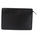 LOUIS VUITTON Epi Pochette Homme Clutch Bag Black M52522 LV Auth mr2787-13