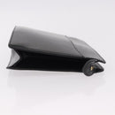 LOUIS VUITTON Epi Pochette Homme Clutch Bag Black M52522 LV Auth mr2787-3