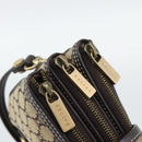 CELINE Macadam Canvas Hand Bag Brown Gold Auth mr2790V-10