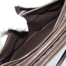 CELINE Macadam Canvas Hand Bag Brown Gold Auth mr2790V-21