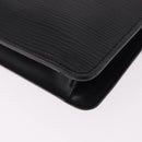 LOUIS VUITTON Epi Montaigne 27 Clutch Bag Black M52652 LV Auth mr2795-16