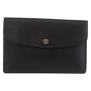 LOUIS VUITTON Epi Montaigne 27 Clutch Bag Black M52652 LV Auth mr2795-13