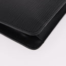 LOUIS VUITTON Epi Montaigne 27 Clutch Bag Black M52652 LV Auth mr2795-7