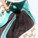 GUCCI GG Canvas New Jackie Shoulder Bag Brown Gold 120888 Auth mr2796V-19