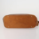 CELINE Macadam Canvas Shoulder Bag PVC Leather 2way 2 Set Brown Auth mr2802-8