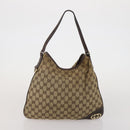 GUCCI GG Canvas Hand Bag 2 Set Beige Auth mr2803-10