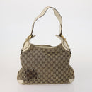GUCCI GG Canvas Hand Bag 2 Set Beige Auth mr2803-2