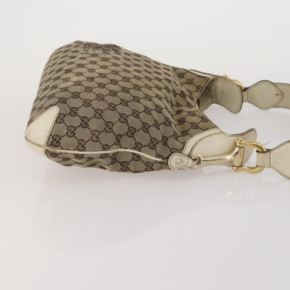 GUCCI GG Canvas Hand Bag 2 Set Beige Auth mr2803