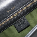 GUCCI Shoulder Bag Leather Black Gold 589474 Auth mr2812-17