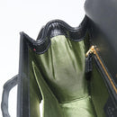 GUCCI Shoulder Bag Leather Black Gold 589474 Auth mr2812-20