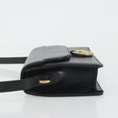 GUCCI Shoulder Bag Leather Black Gold 589474 Auth mr2812-5