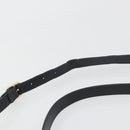 GUCCI Shoulder Bag Leather Black Gold 589474 Auth mr2812-9