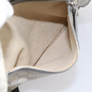 GUCCI GG Supreme Shoulder Bag PVC Beige Silver 201448 Auth mr2814-21
