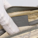 GUCCI GG Supreme Shoulder Bag PVC Beige Silver 201448 Auth mr2814-22
