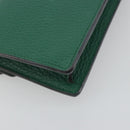 GUCCI Duonisos Shoulder Bag Leather Green Gold 476432 Auth mr2815-14