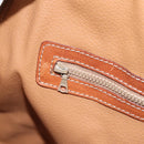 CELINE Macadam Canvas Hand Bag PVC Leather Brown Gold Auth mr2818-20