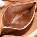 CELINE Macadam Canvas Hand Bag PVC Leather Brown Gold Auth mr2818-21