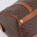CELINE Macadam Canvas Hand Bag PVC Leather Brown Gold Auth mr2819-11