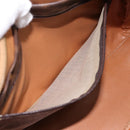 CELINE Macadam Canvas Hand Bag PVC Leather Brown Gold Auth mr2819-19