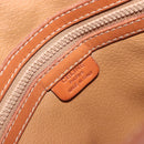 CELINE Macadam Canvas Shoulder Bag PVC Leather Brown Gold Auth mr2826-16