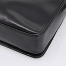 CELINE Shoulder Bag Leather Black Gold Auth mr2828-12