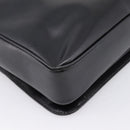 CELINE Shoulder Bag Leather Black Gold Auth mr2828-13