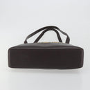 BURBERRY Nova Check Shoulder Bag Canvas Brown Gold Auth mr2829-9