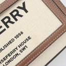 BURBERRY Shoulder Bag Canvas 2way Brown Gold Auth mr2830V-15
