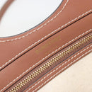 BURBERRY Shoulder Bag Canvas 2way Brown Gold Auth mr2830V-17