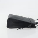 FENDI Go-To Shopper Hand Bag Leather Black Silver Auth mr2832-3
