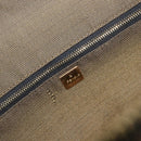 FENDI Zucca Canvas Vanity Hand Bag Black Brown Auth mr2833-19