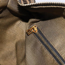 FENDI Zucca Canvas Vanity Hand Bag Black Brown Auth mr2833-22