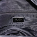 PRADA Tote Bag Nylon Black Silver Auth mr2834-18