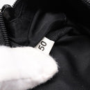 PRADA Tote Bag Nylon Black Silver Auth mr2834-12